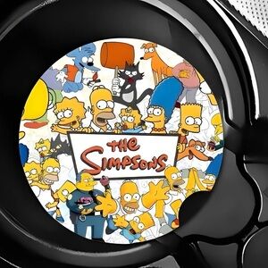 The Simpsons Car Coasters Absorbent Set of (2)